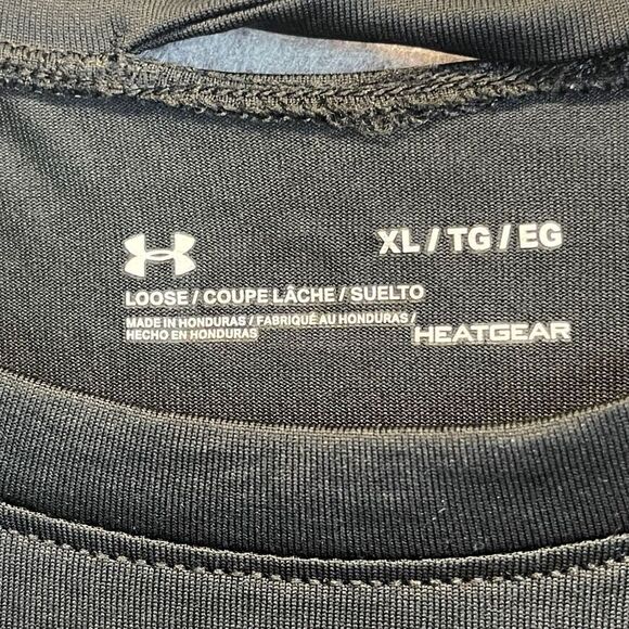 UNDER ARMOUR Challenger Tee Women's XL Black Loose Heatgear Active Pro Training - Picture 5 of 13